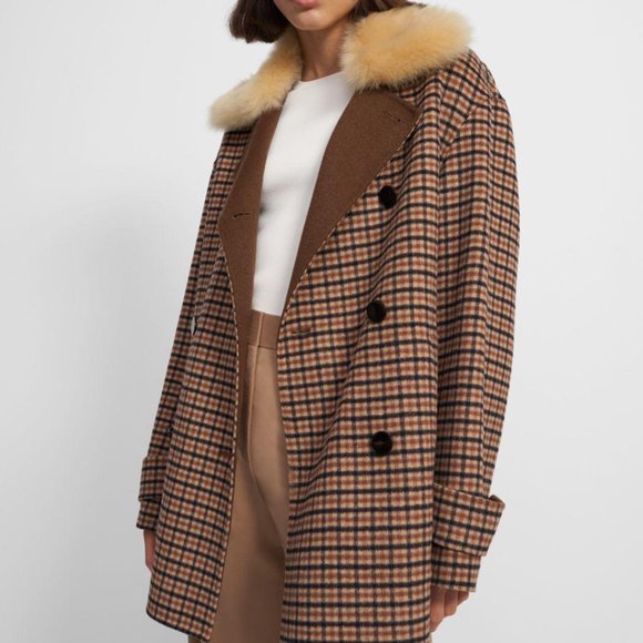 Nwt Theory Dorado Peacoat S 